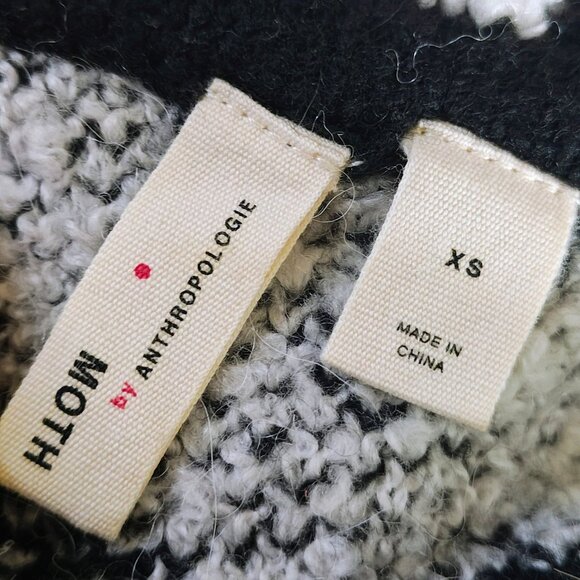 MOTH by ANTHROPOLOGIE Alaskan Half Zip Sweater - Picture 2 of 12